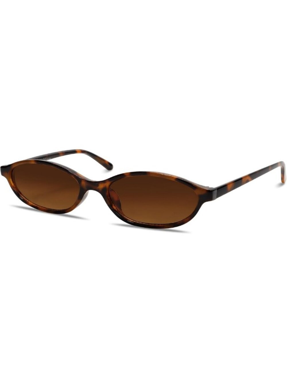 Retro Cat Eye Sunglasses for Women - 90s Oval Shades with UV Protection
